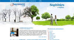 Desktop Screenshot of depresszioportal.hu